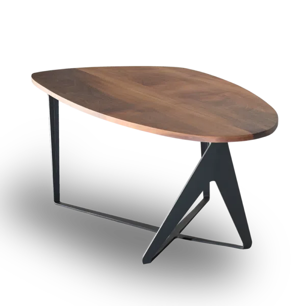 Ted Handcrafted Walnut Coffee Table by Greyge, with an elegant surface and sturdy frame, perfect for a sophisticated setting.